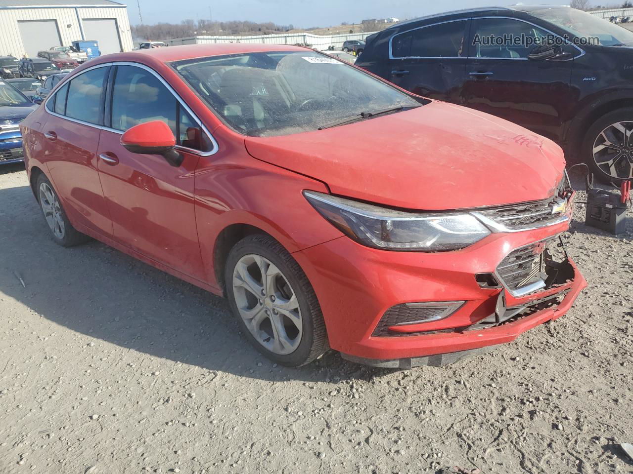 2018 Chevrolet Cruze Premier Красный vin: 1G1BF5SM8J7196906