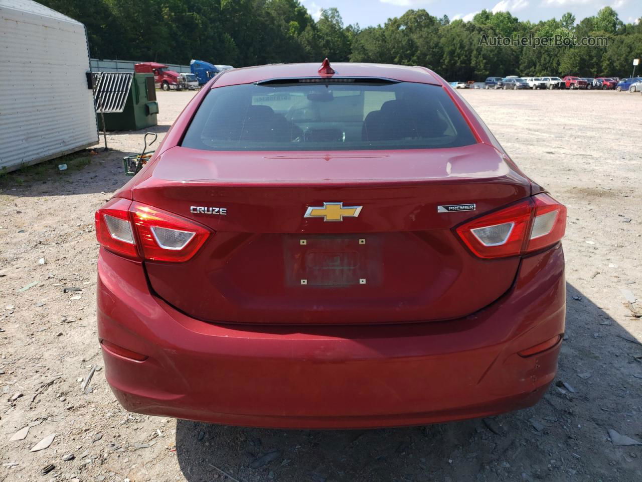 2018 Chevrolet Cruze Premier Red vin: 1G1BF5SM8J7240399