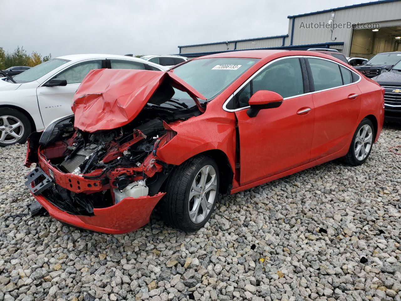 2017 Chevrolet Cruze Premier Red vin: 1G1BF5SM9H7123795