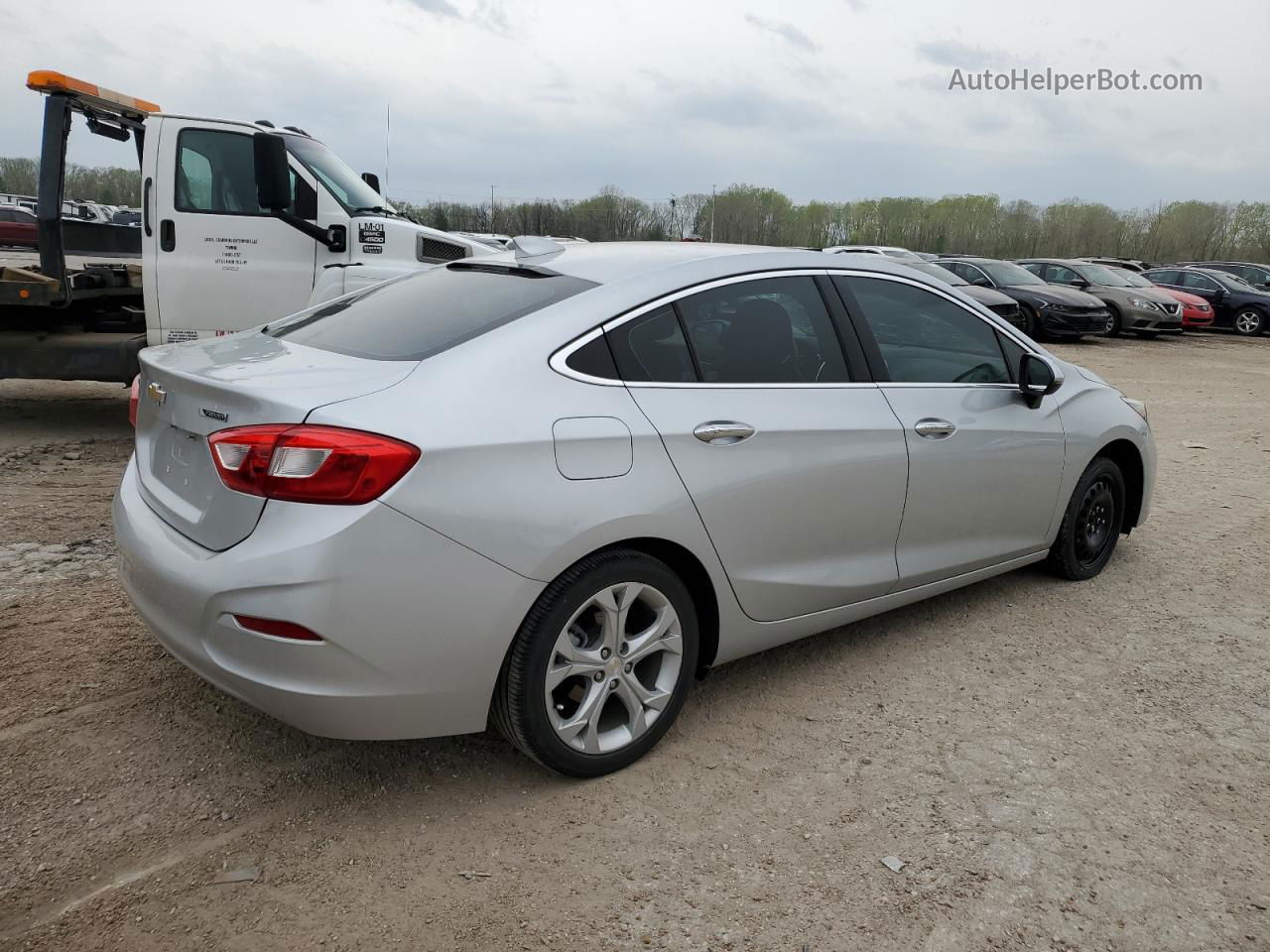 2017 Chevrolet Cruze Premier Серый vin: 1G1BF5SM9H7243645