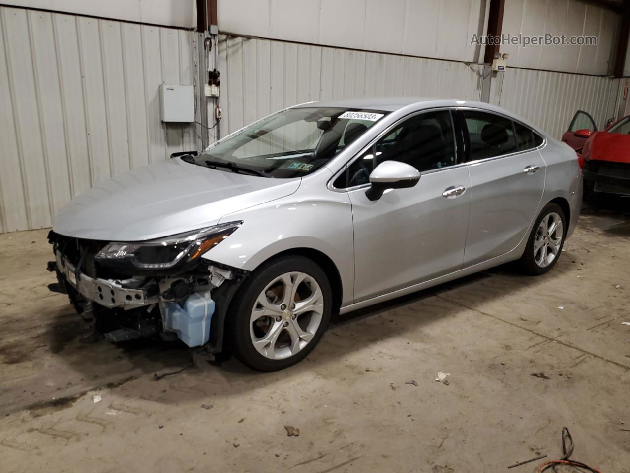 2016 Chevrolet Cruze Premier Silver vin: 1G1BG5SM0G7280031