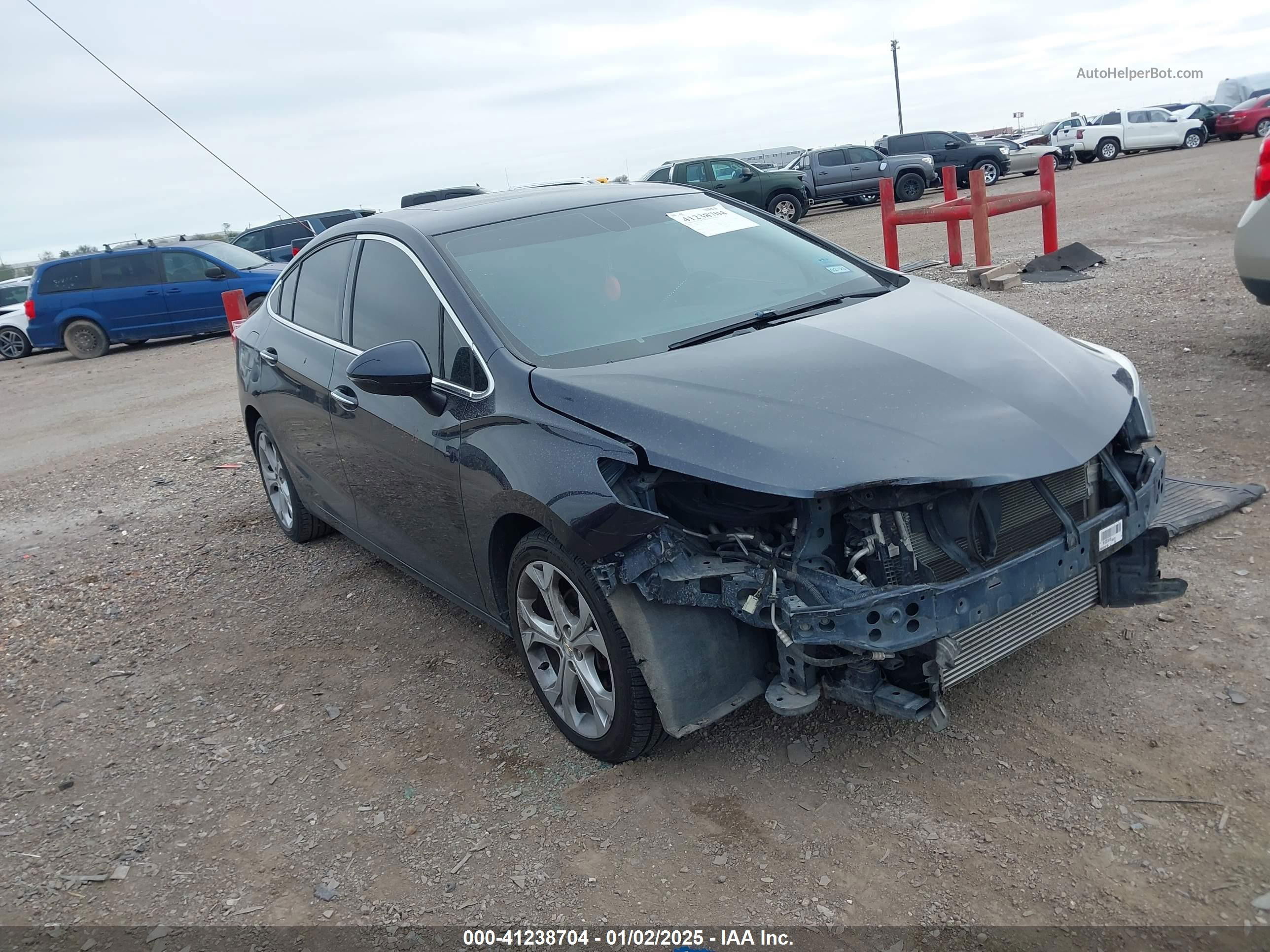 2016 Chevrolet Cruze Premier Auto Синий vin: 1G1BG5SM1G7250939