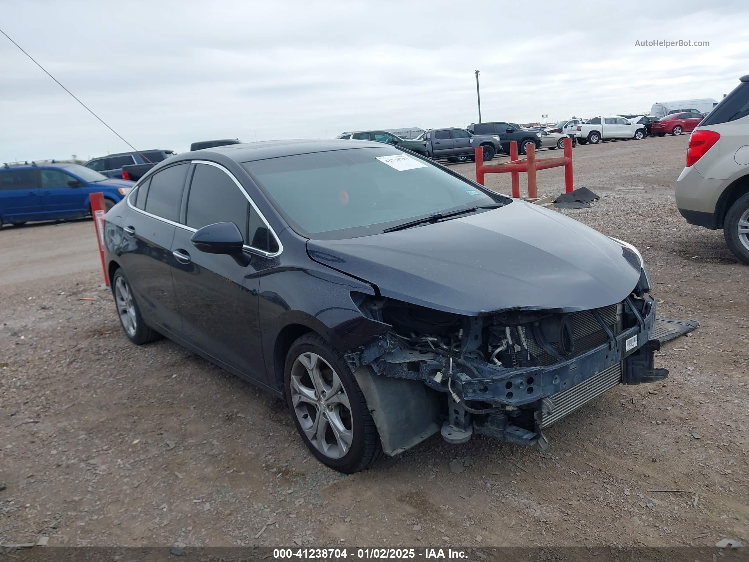 2016 Chevrolet Cruze Premier Auto Синий vin: 1G1BG5SM1G7250939
