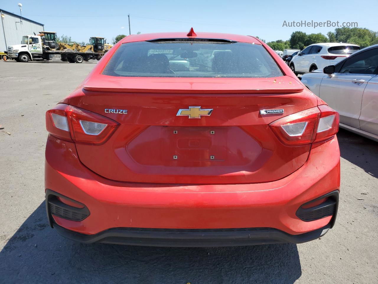 2016 Chevrolet Cruze Premier Красный vin: 1G1BG5SM1G7293709