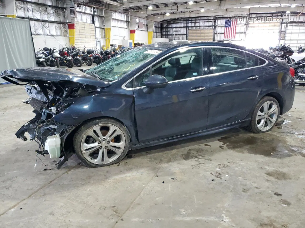 2016 Chevrolet Cruze Premier Blue vin: 1G1BG5SM4G7301253