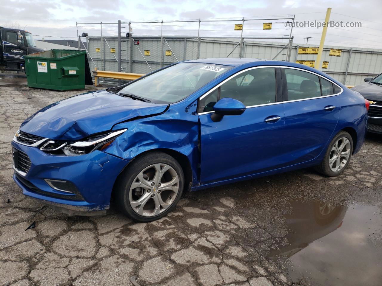 2016 Chevrolet Cruze Premier Blue vin: 1G1BG5SM5G7271132