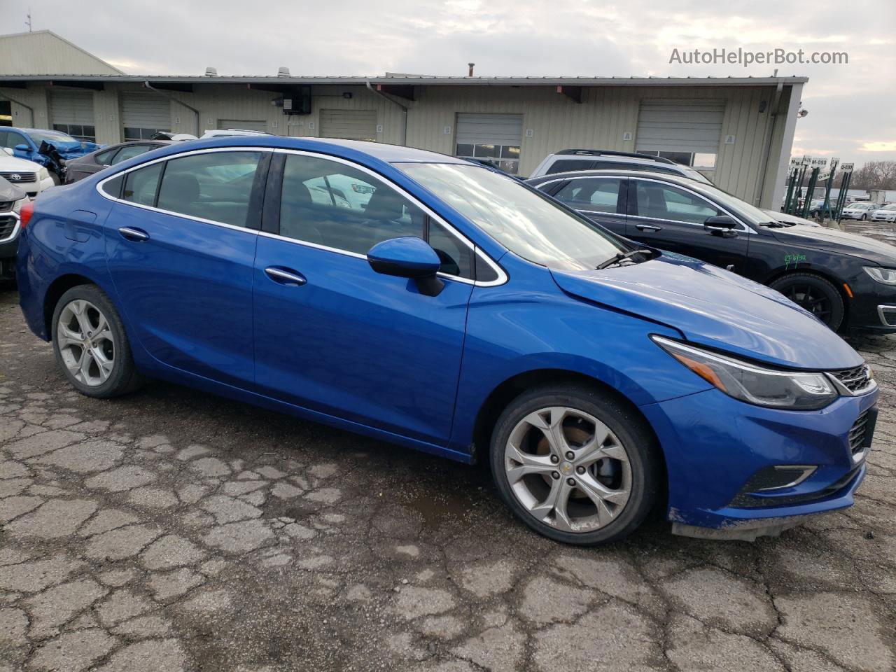 2016 Chevrolet Cruze Premier Синий vin: 1G1BG5SM5G7271132