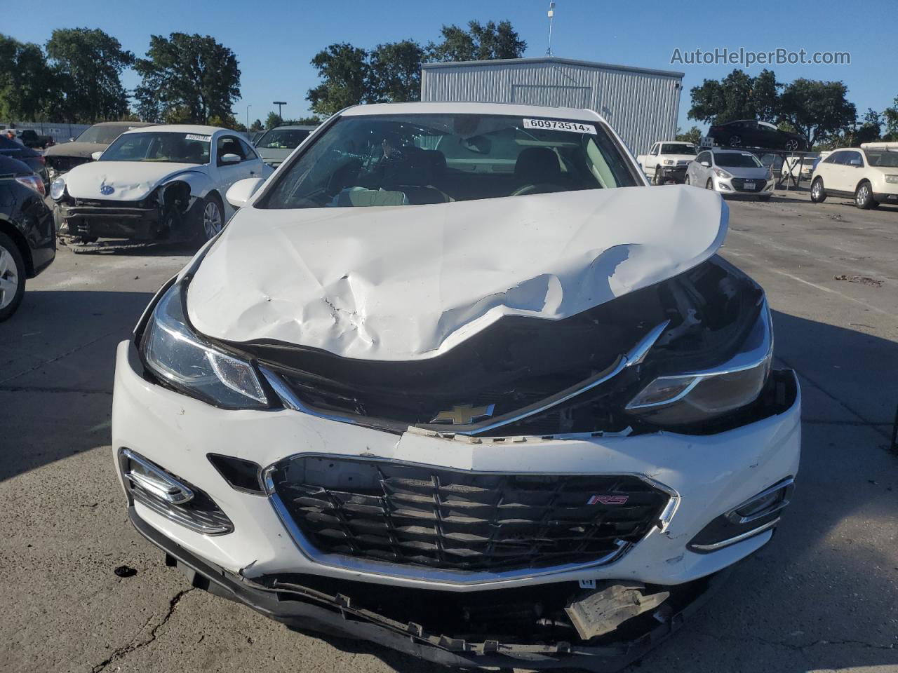 2016 Chevrolet Cruze Premier White vin: 1G1BG5SM5G7320930