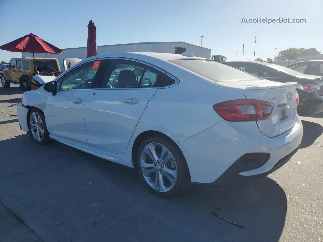 2016 Chevrolet Cruze Premier Белый vin: 1G1BG5SM5G7320930