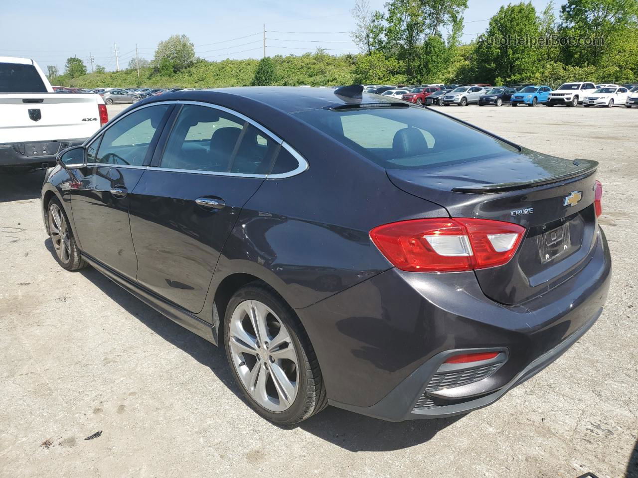 2016 Chevrolet Cruze Premier Серый vin: 1G1BG5SM7G7242912