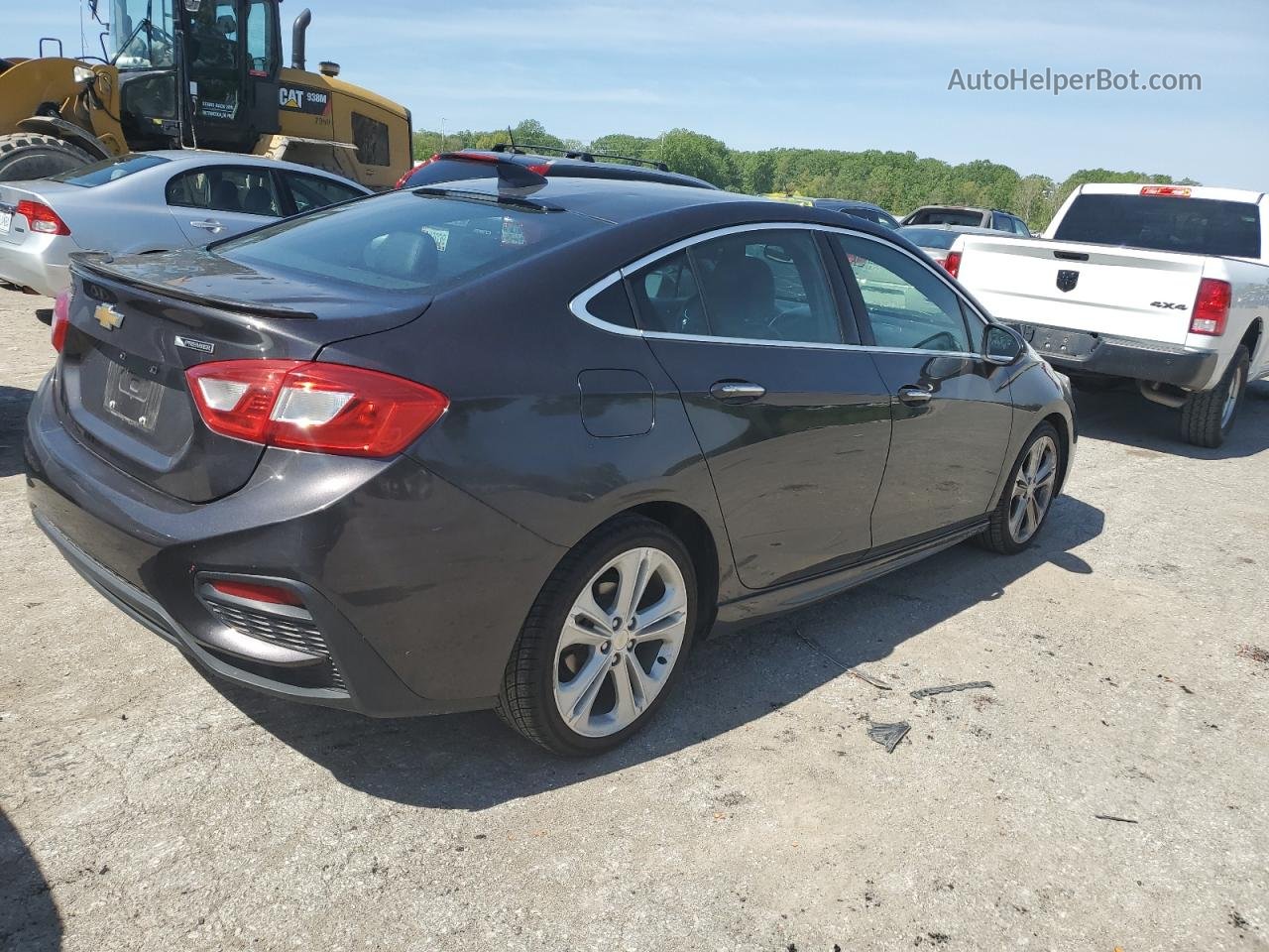 2016 Chevrolet Cruze Premier Серый vin: 1G1BG5SM7G7242912