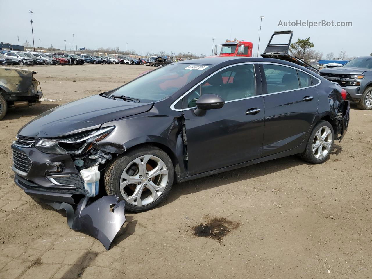 2016 Chevrolet Cruze Premier Charcoal vin: 1G1BG5SM7G7312506