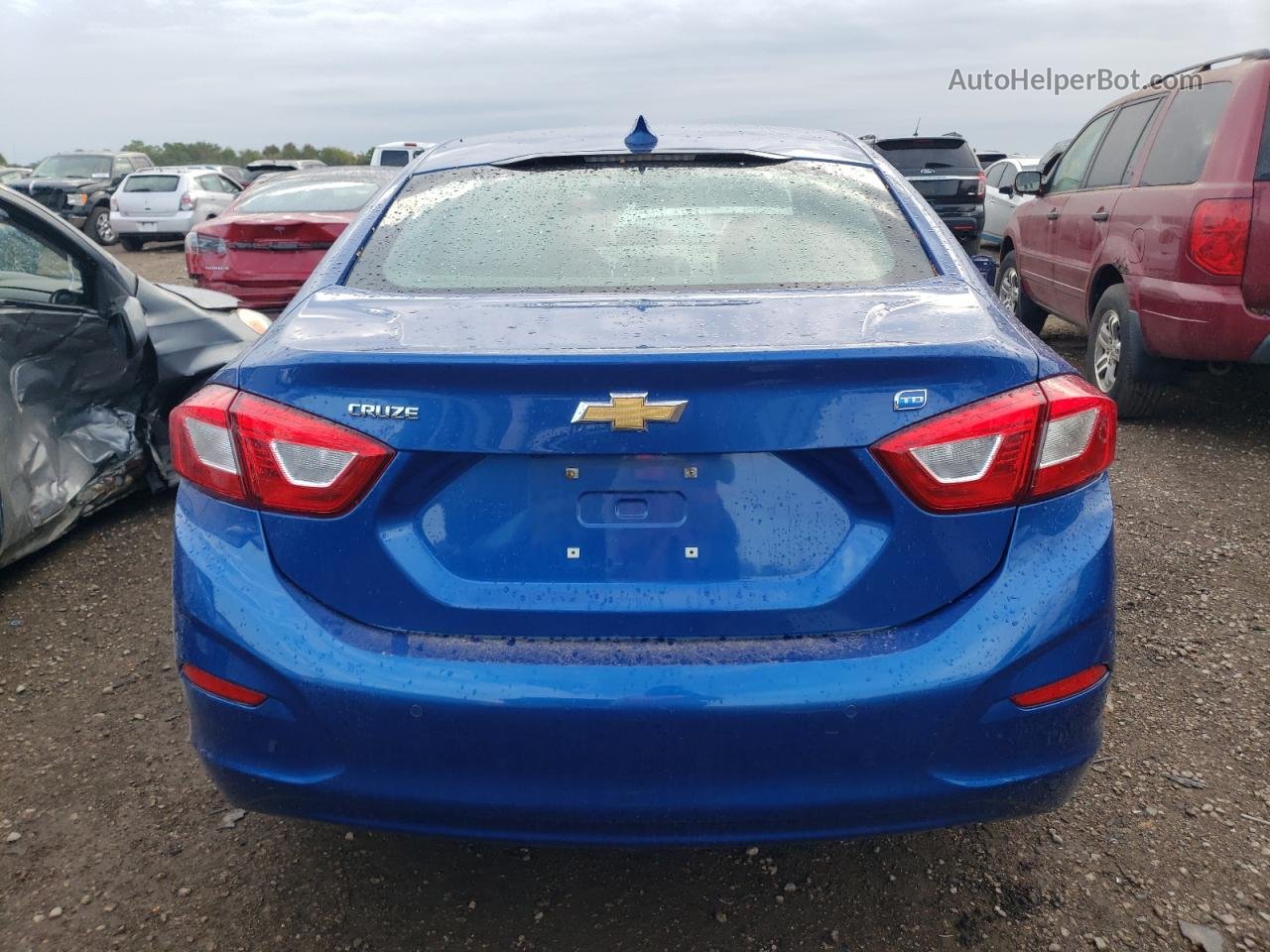 2018 Chevrolet Cruze Lt Blue vin: 1G1BH5SE0J7131521
