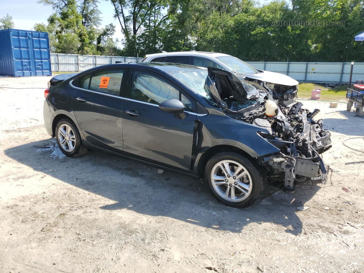 2017 Chevrolet Cruze Lt Gray vin: 1G1BH5SEXH7237937