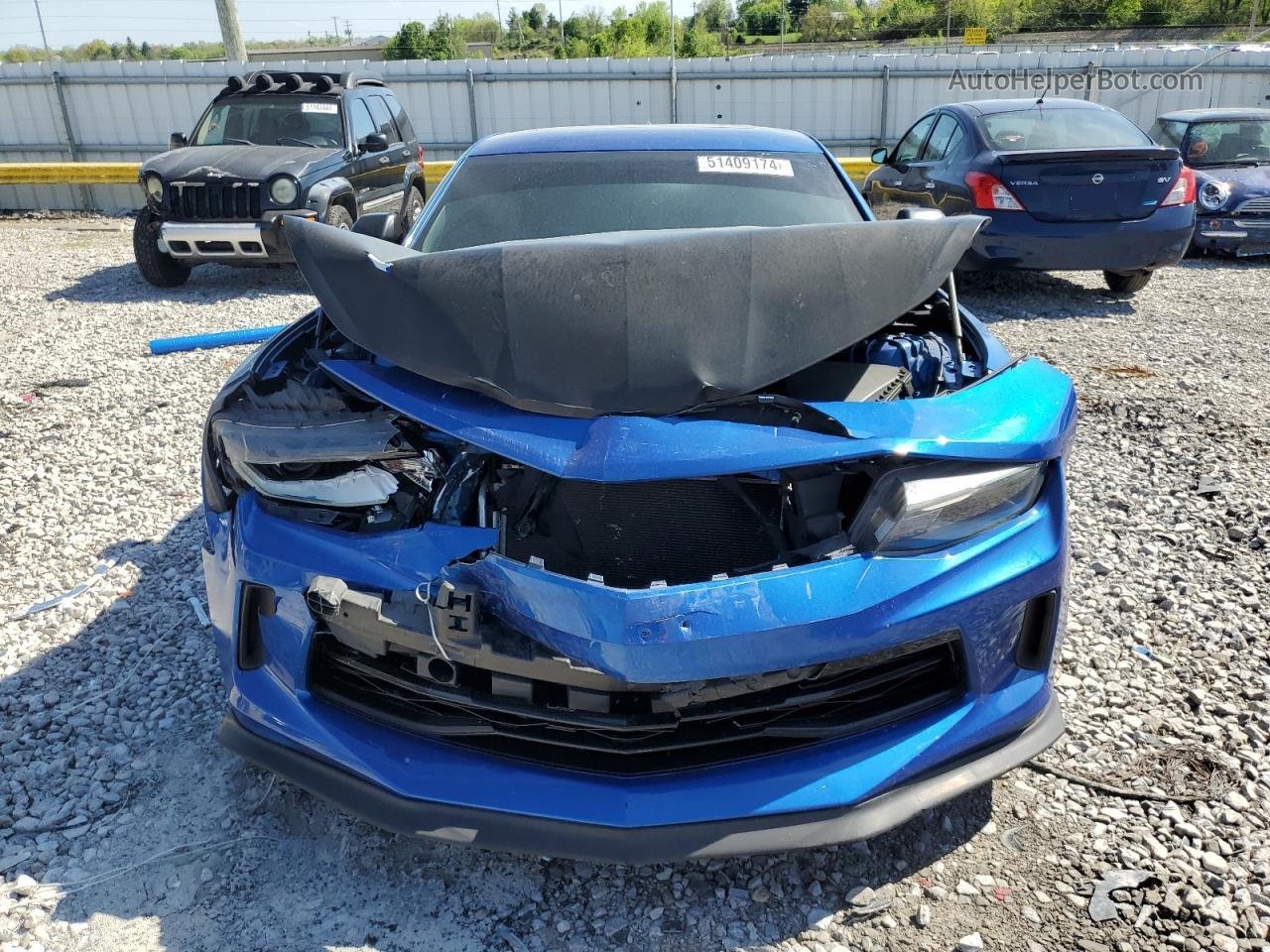 2018 Chevrolet Camaro Ls Blue vin: 1G1FA1RS1J0156379