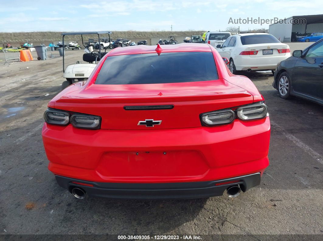 2020 Chevrolet Camaro Rwd  1lt Red vin: 1G1FA1RS5L0141886