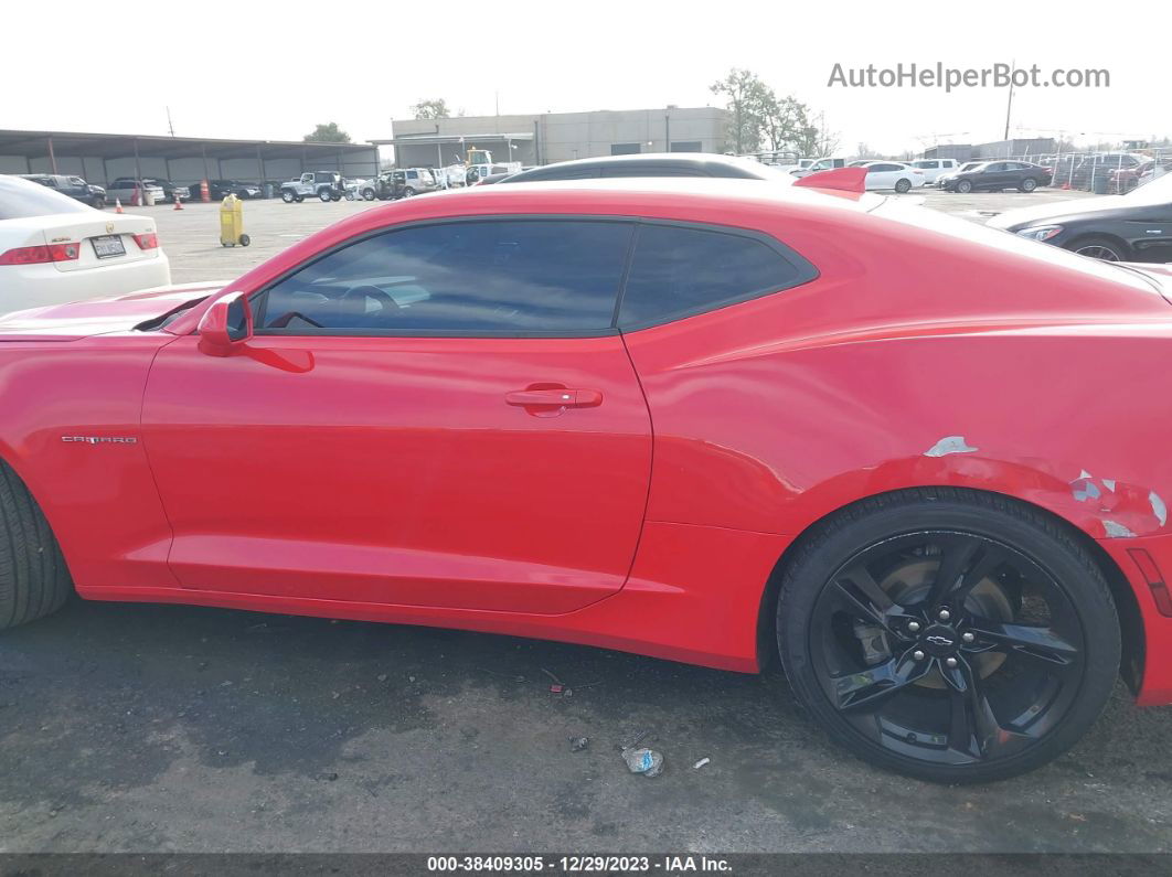 2020 Chevrolet Camaro Rwd  1lt Red vin: 1G1FA1RS5L0141886