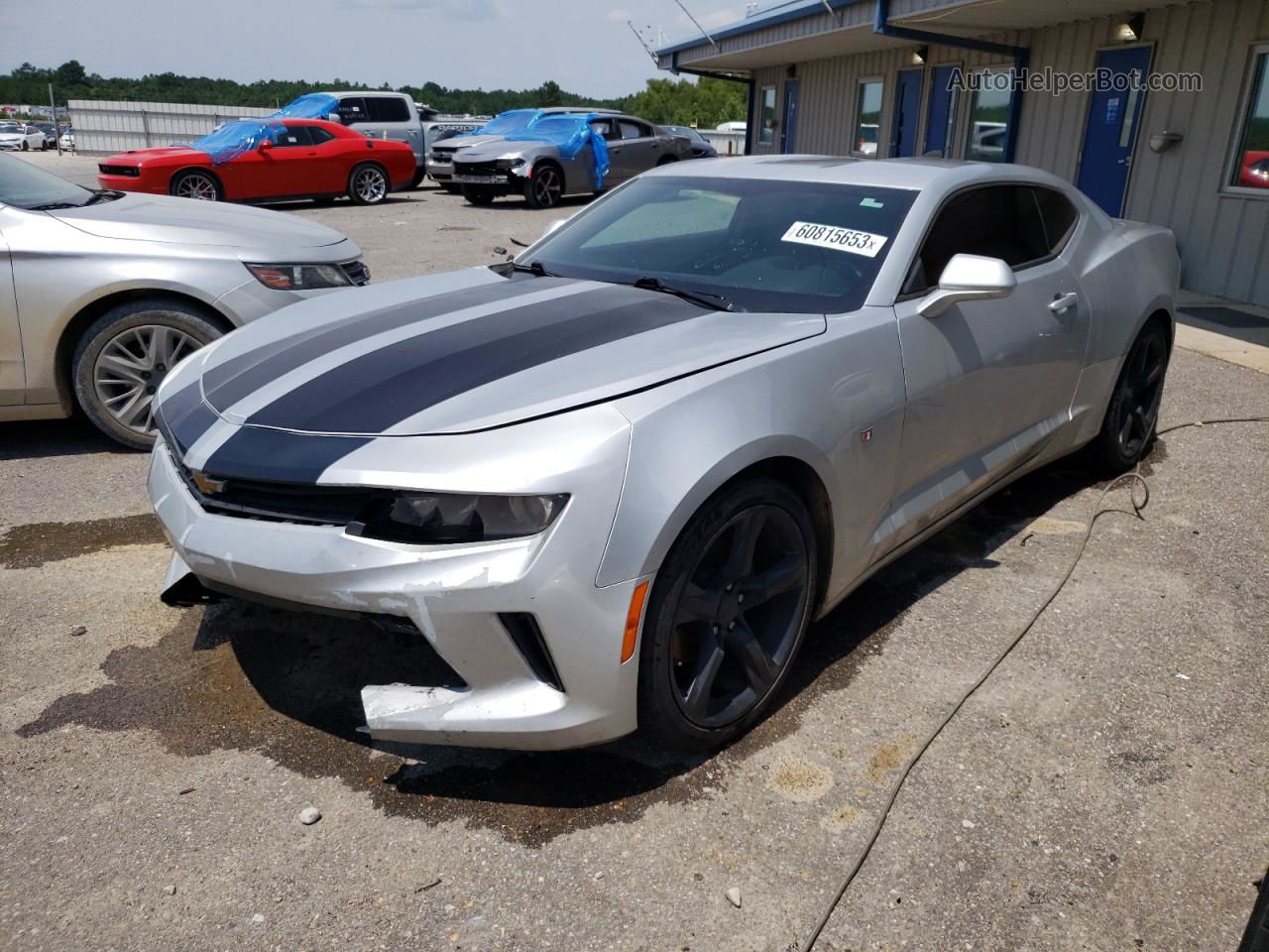 2017 Chevrolet Camaro Ls Silver vin: 1G1FA1RX1H0143010