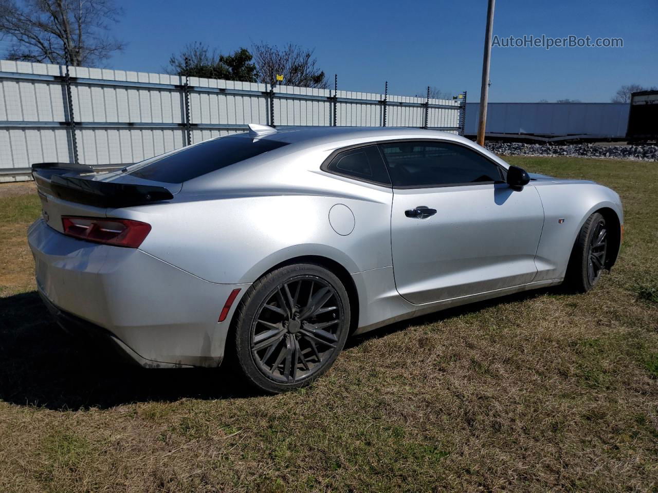 2017 Chevrolet Camaro Ls Silver vin: 1G1FA1RX1H0183748