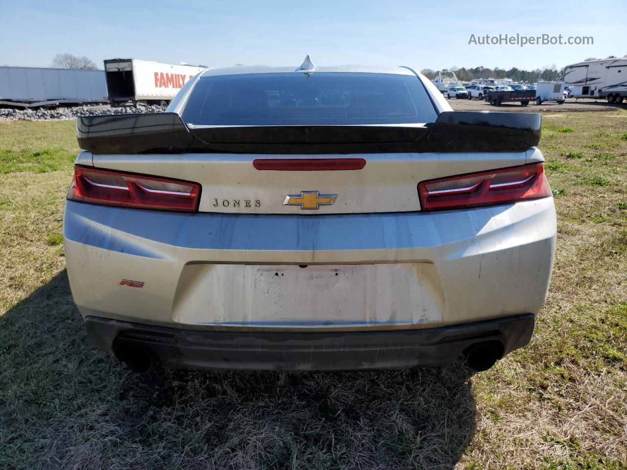 2017 Chevrolet Camaro Ls Silver vin: 1G1FA1RX1H0183748