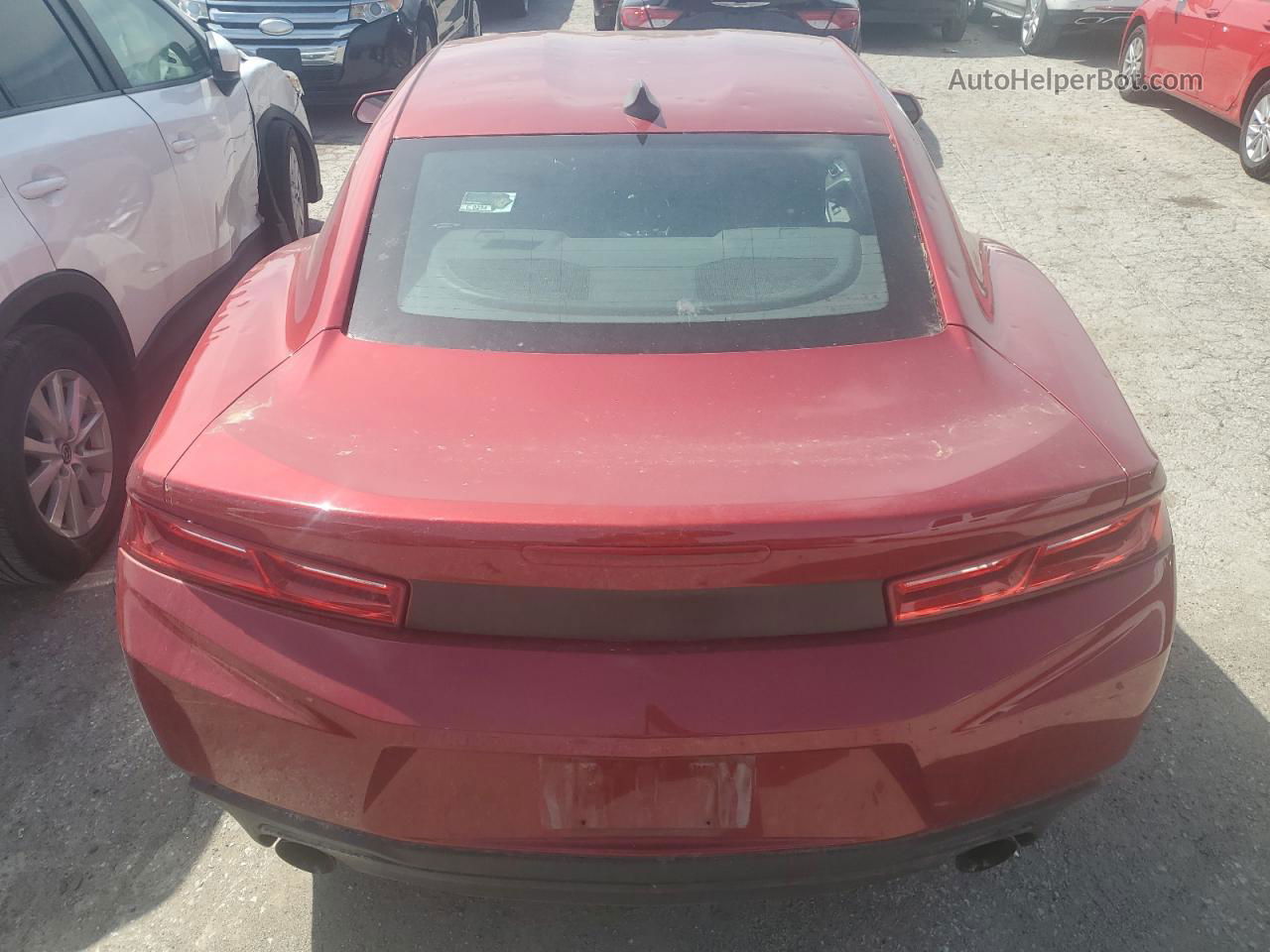 2017 Chevrolet Camaro Ls Maroon vin: 1G1FA1RX5H0102590