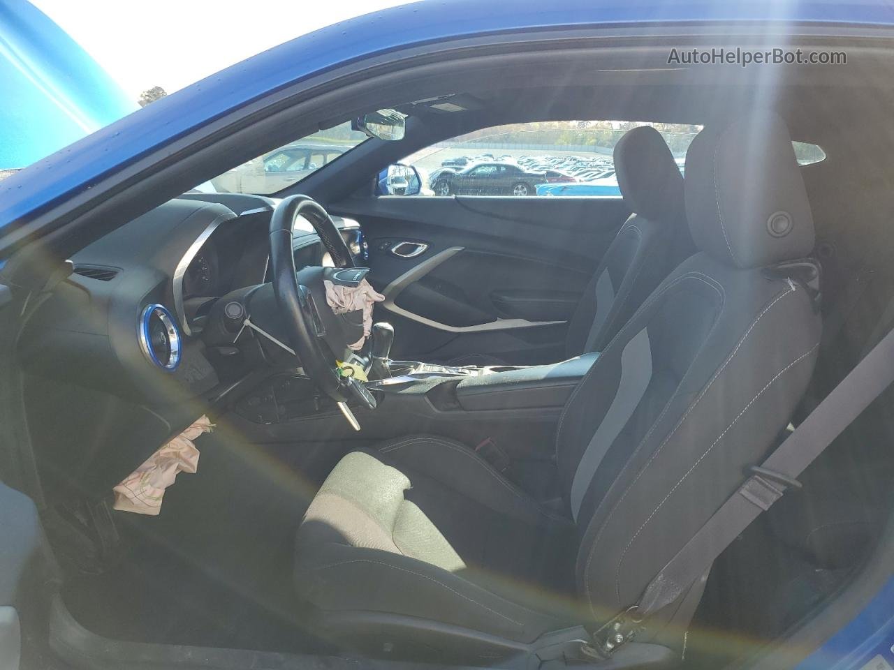 2017 Chevrolet Camaro Ls Синий vin: 1G1FA1RX6H0181414