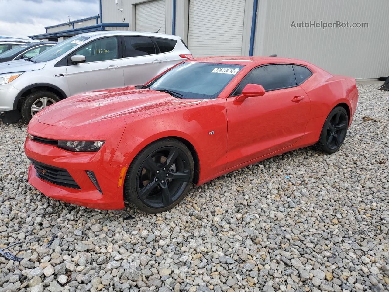 2018 Chevrolet Camaro Ls Red vin: 1G1FA1RX6J0121865