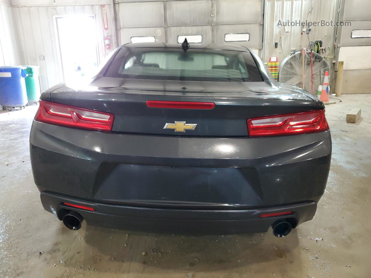 2018 Chevrolet Camaro Ls Charcoal vin: 1G1FA1RX7J0108686