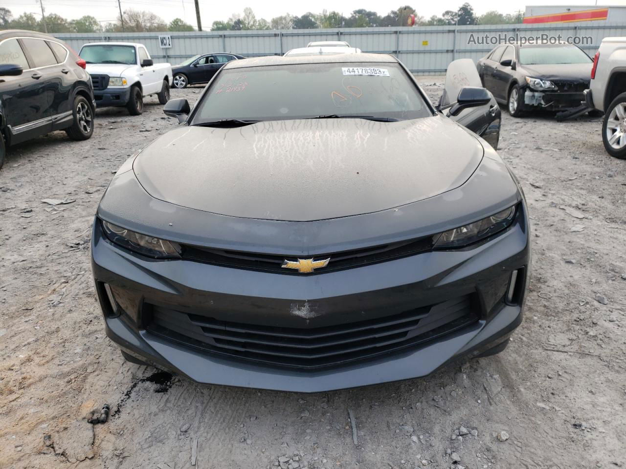 2018 Chevrolet Camaro Ls Gray vin: 1G1FA1RX7J0138674