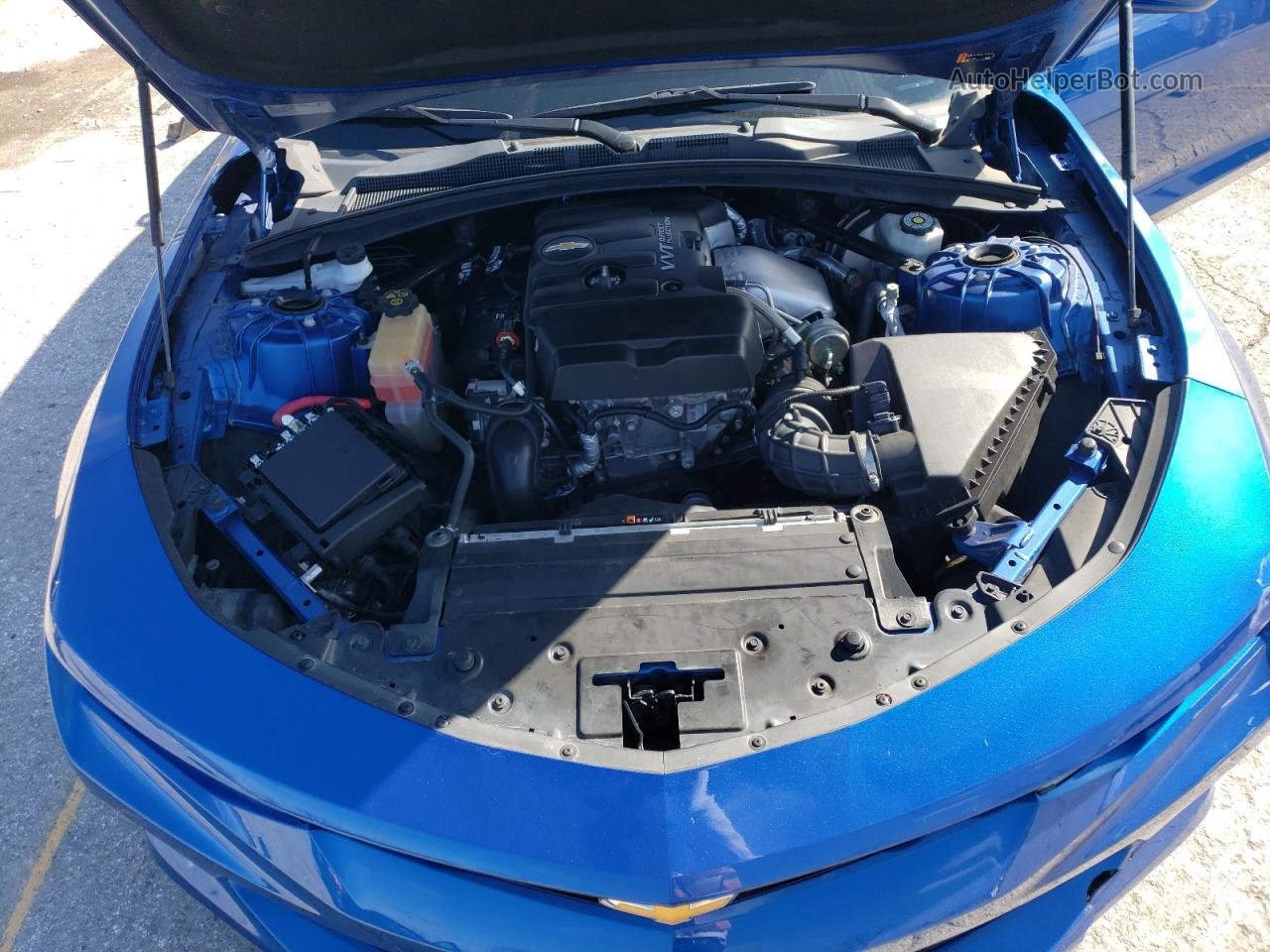2018 Chevrolet Camaro Ls Синий vin: 1G1FA1RX7J0190225