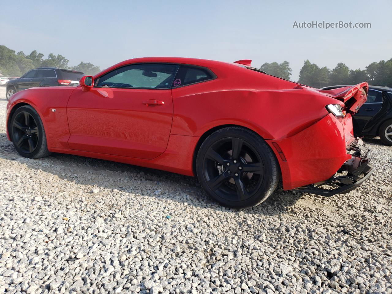 2017 Chevrolet Camaro Ls Red vin: 1G1FA1RX8H0125099