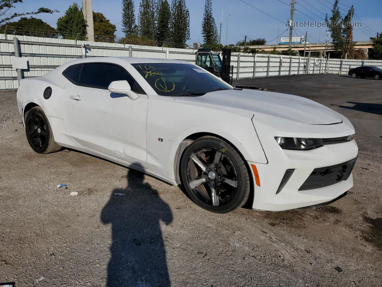 2017 Chevrolet Camaro Ls White vin: 1G1FA1RXXH0149050