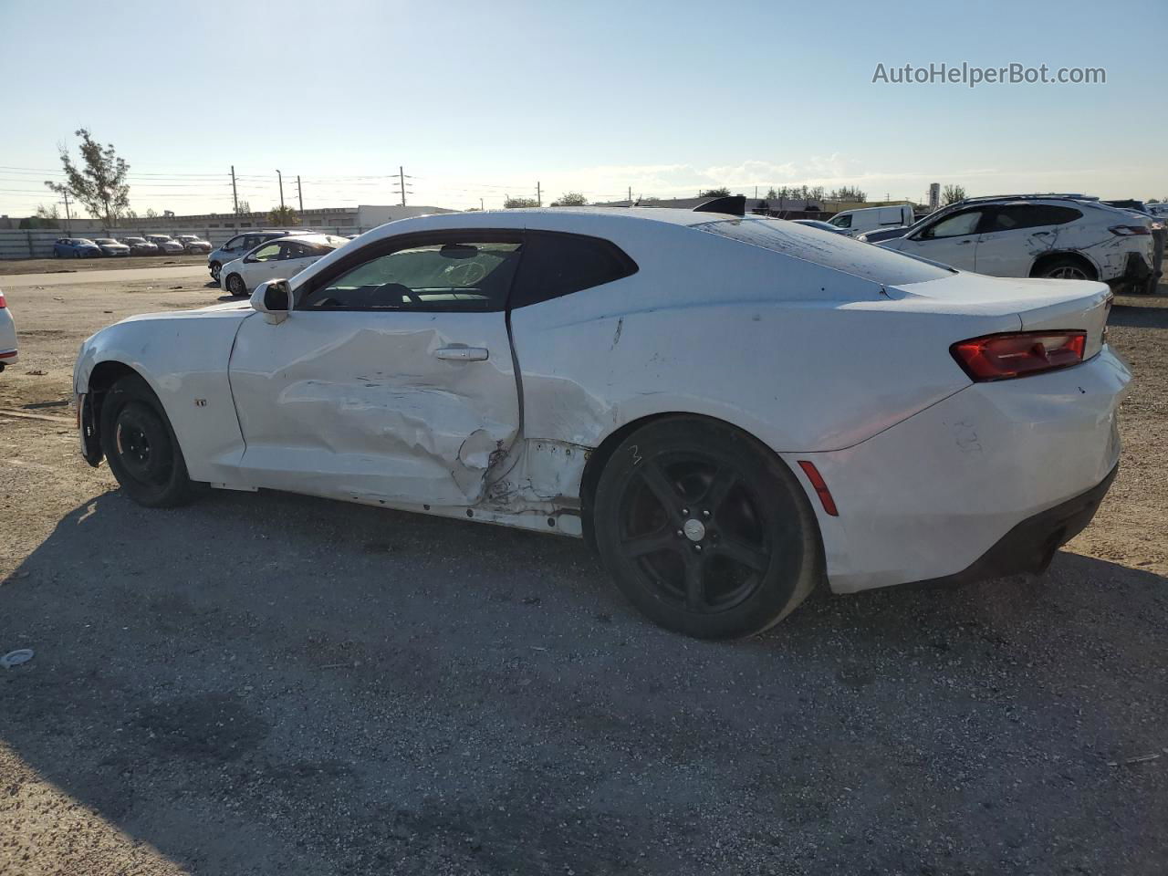 2017 Chevrolet Camaro Ls White vin: 1G1FA1RXXH0149050