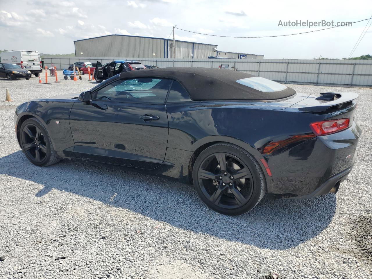 2017 Chevrolet Camaro Ls Black vin: 1G1FA3DX4H0114362