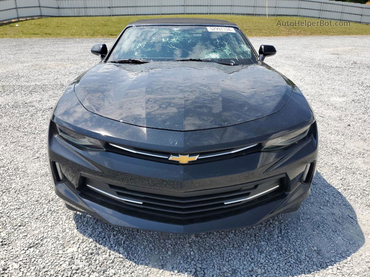 2017 Chevrolet Camaro Ls Black vin: 1G1FA3DX4H0114362