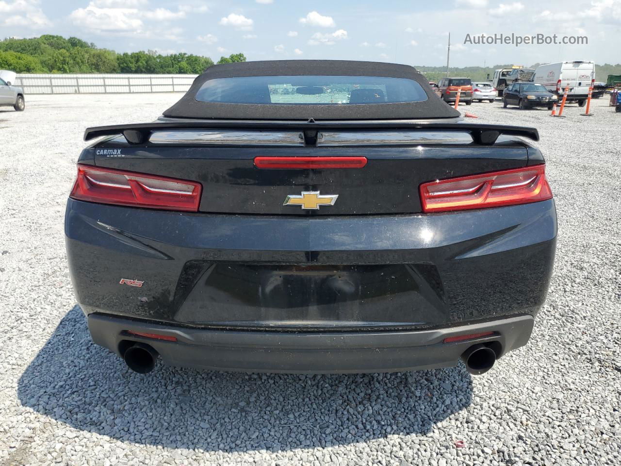 2017 Chevrolet Camaro Ls Black vin: 1G1FA3DX4H0114362