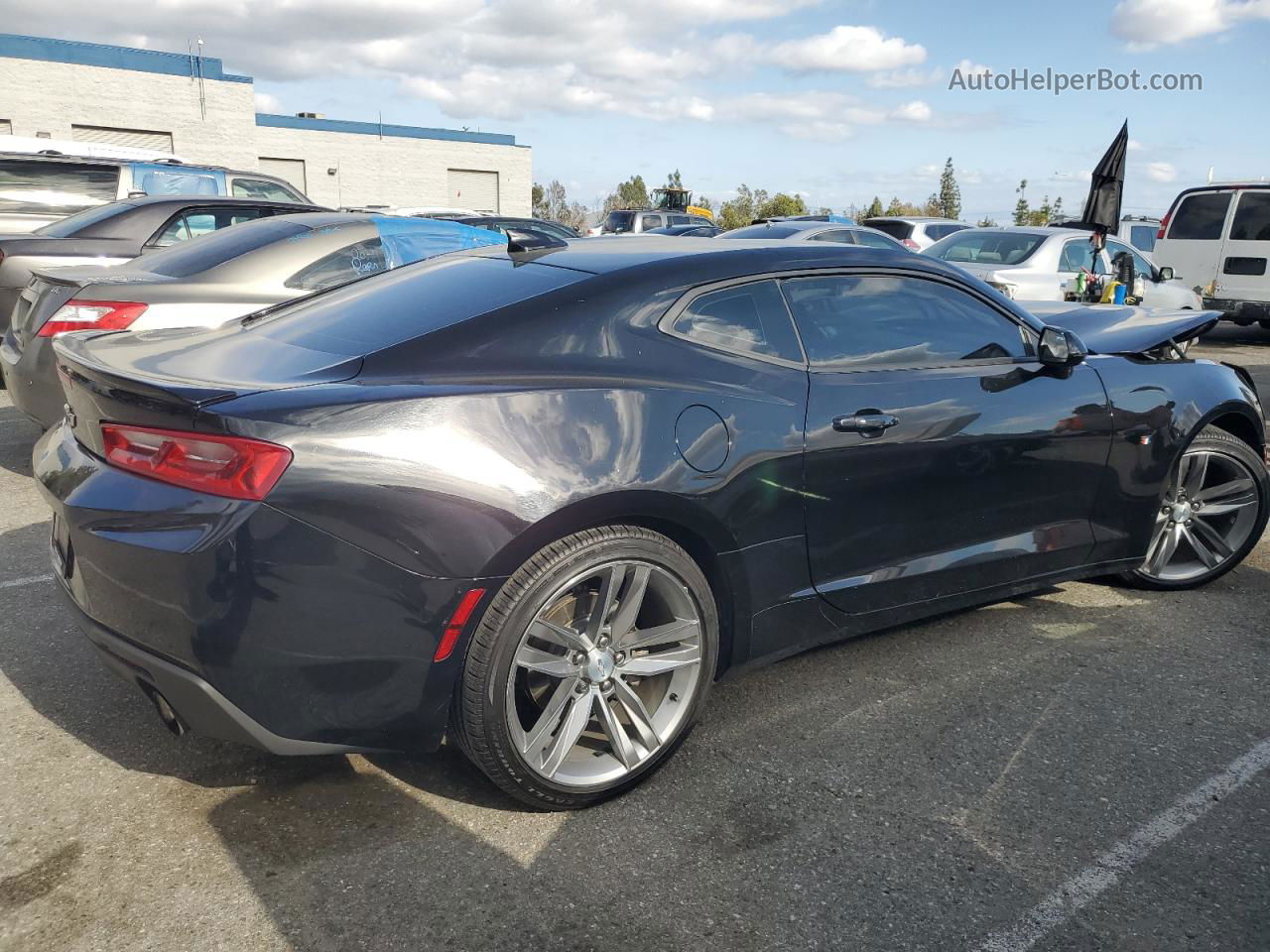 2017 Chevrolet Camaro Lt Black vin: 1G1FB1RS0H0103860