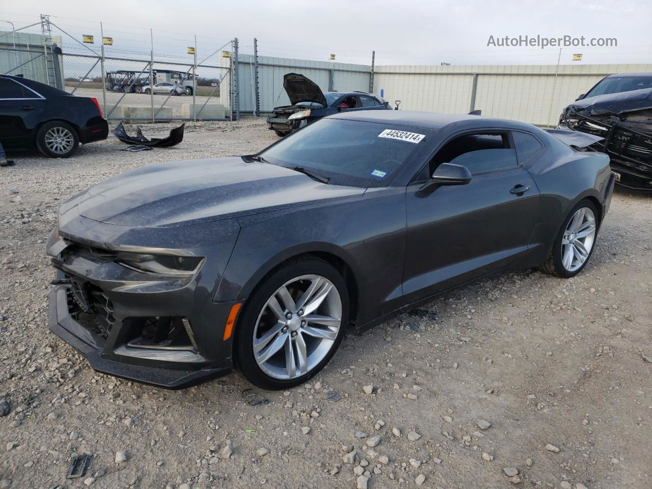 2017 Chevrolet Camaro Lt Black vin: 1G1FB1RS0H0109416