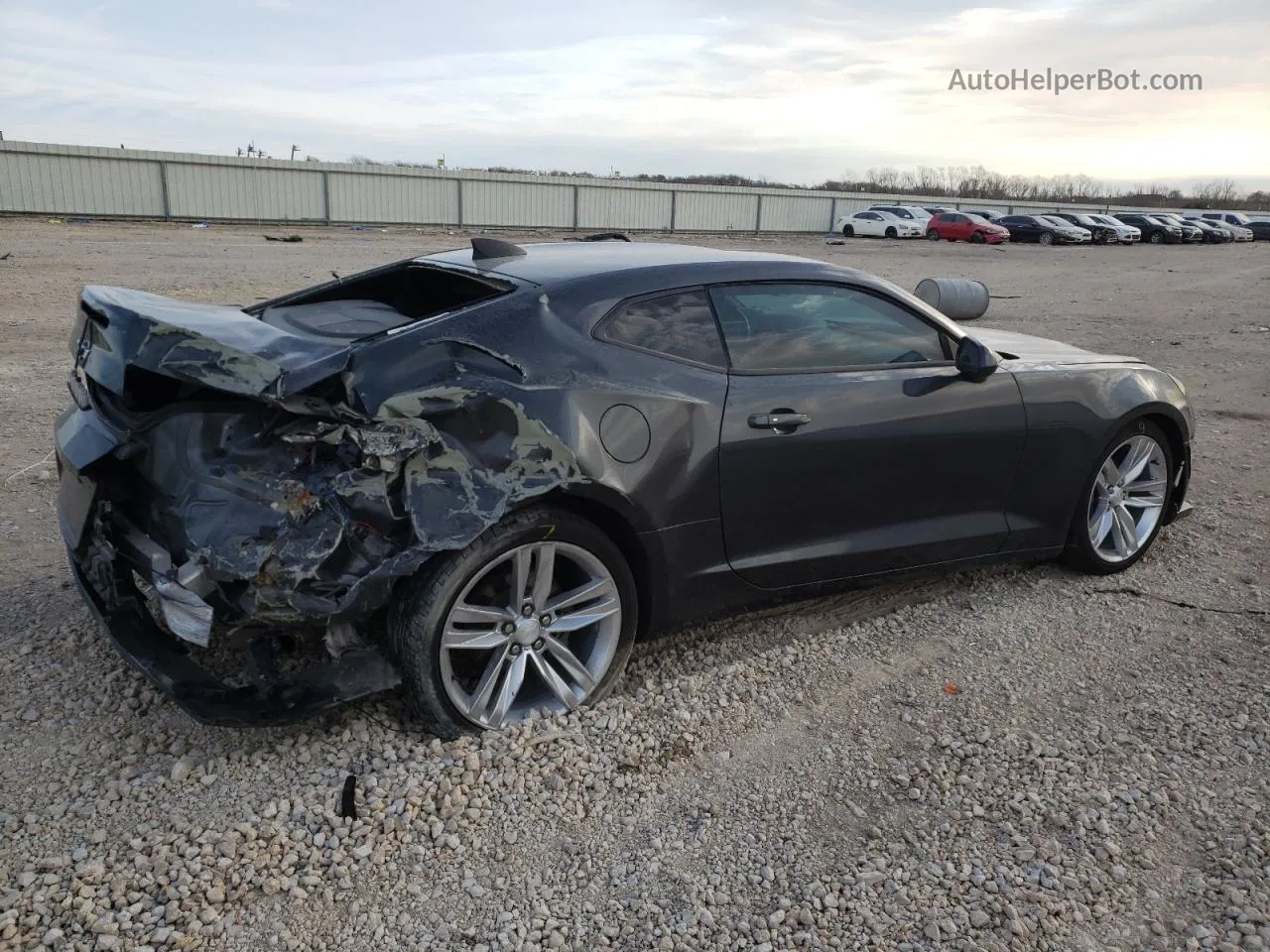 2017 Chevrolet Camaro Lt Black vin: 1G1FB1RS0H0109416