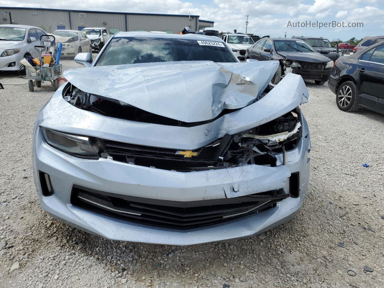 2017 Chevrolet Camaro Lt Silver vin: 1G1FB1RS0H0168594