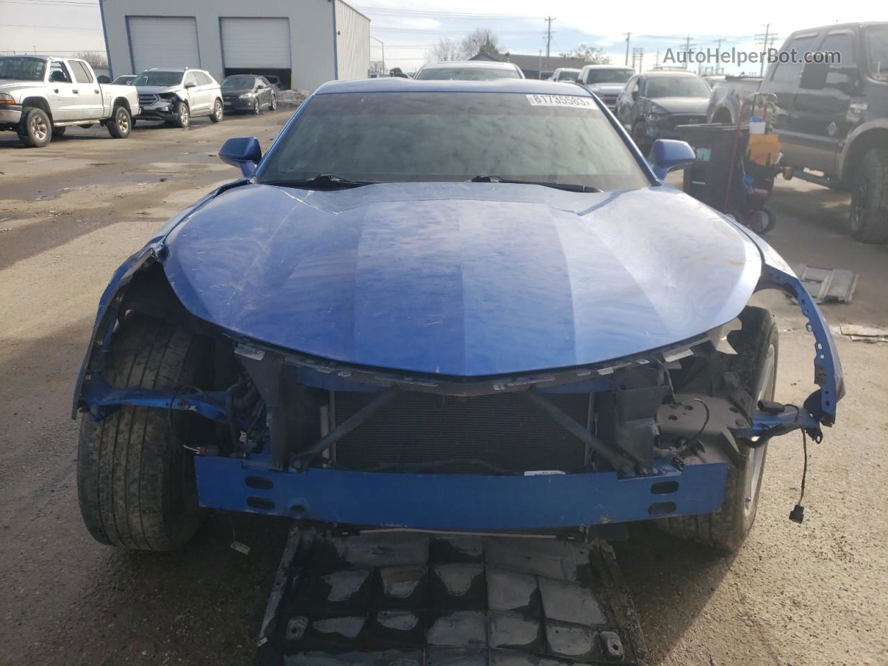 2018 Chevrolet Camaro Lt Blue vin: 1G1FB1RS0J0112404