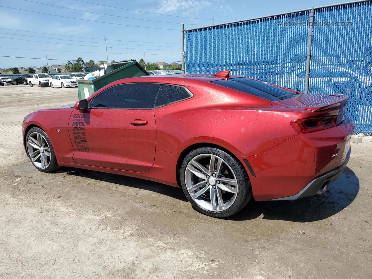 2018 Chevrolet Camaro Lt Burgundy vin: 1G1FB1RS0J0130353