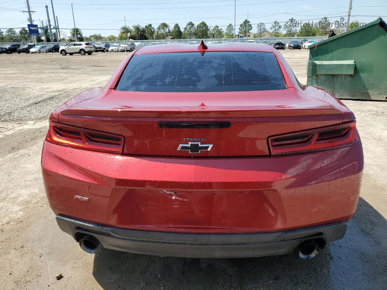 2018 Chevrolet Camaro Lt Burgundy vin: 1G1FB1RS0J0130353