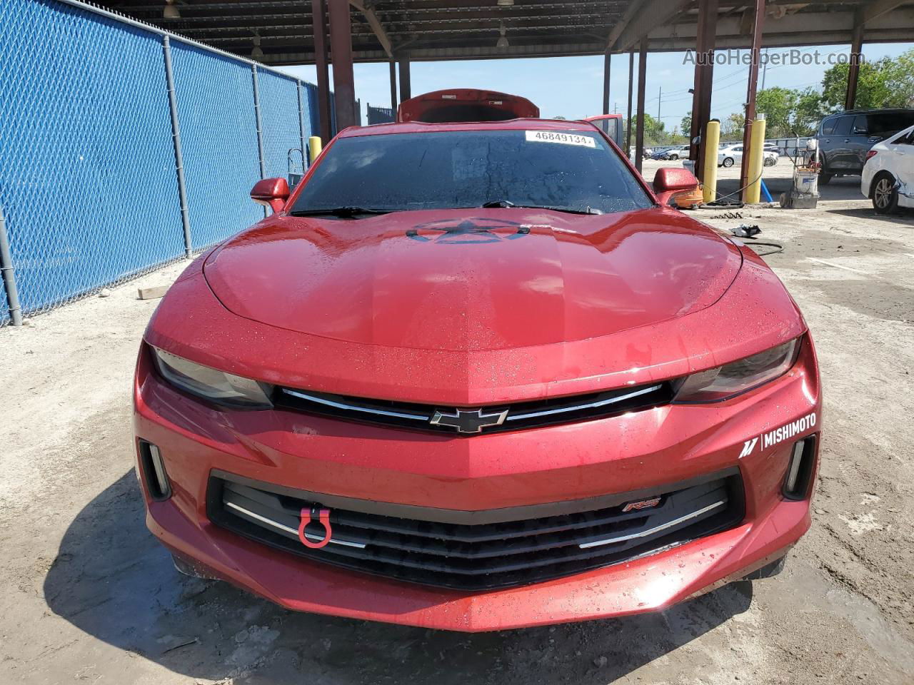 2018 Chevrolet Camaro Lt Burgundy vin: 1G1FB1RS0J0130353