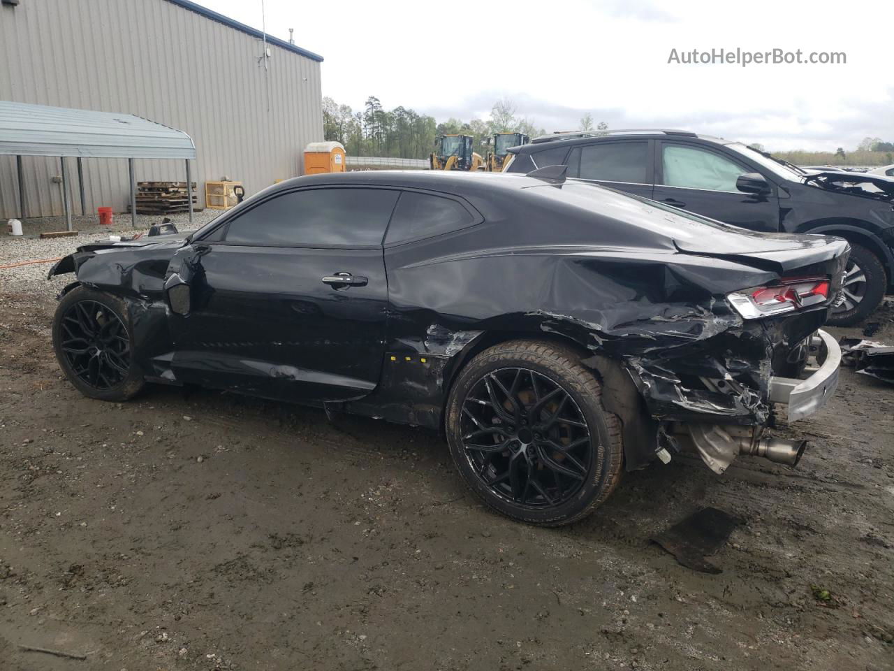 2018 Chevrolet Camaro Lt Black vin: 1G1FB1RS0J0173543