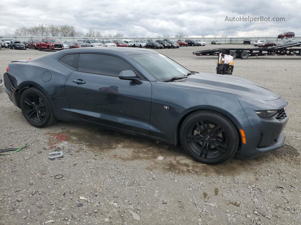 2020 Chevrolet Camaro Ls Blue vin: 1G1FB1RS0L0102037