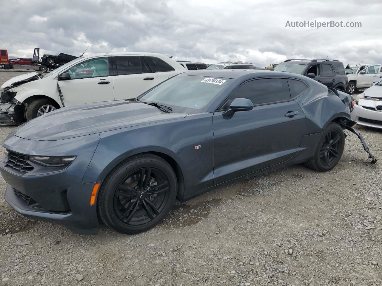 2020 Chevrolet Camaro Ls Blue vin: 1G1FB1RS0L0102037