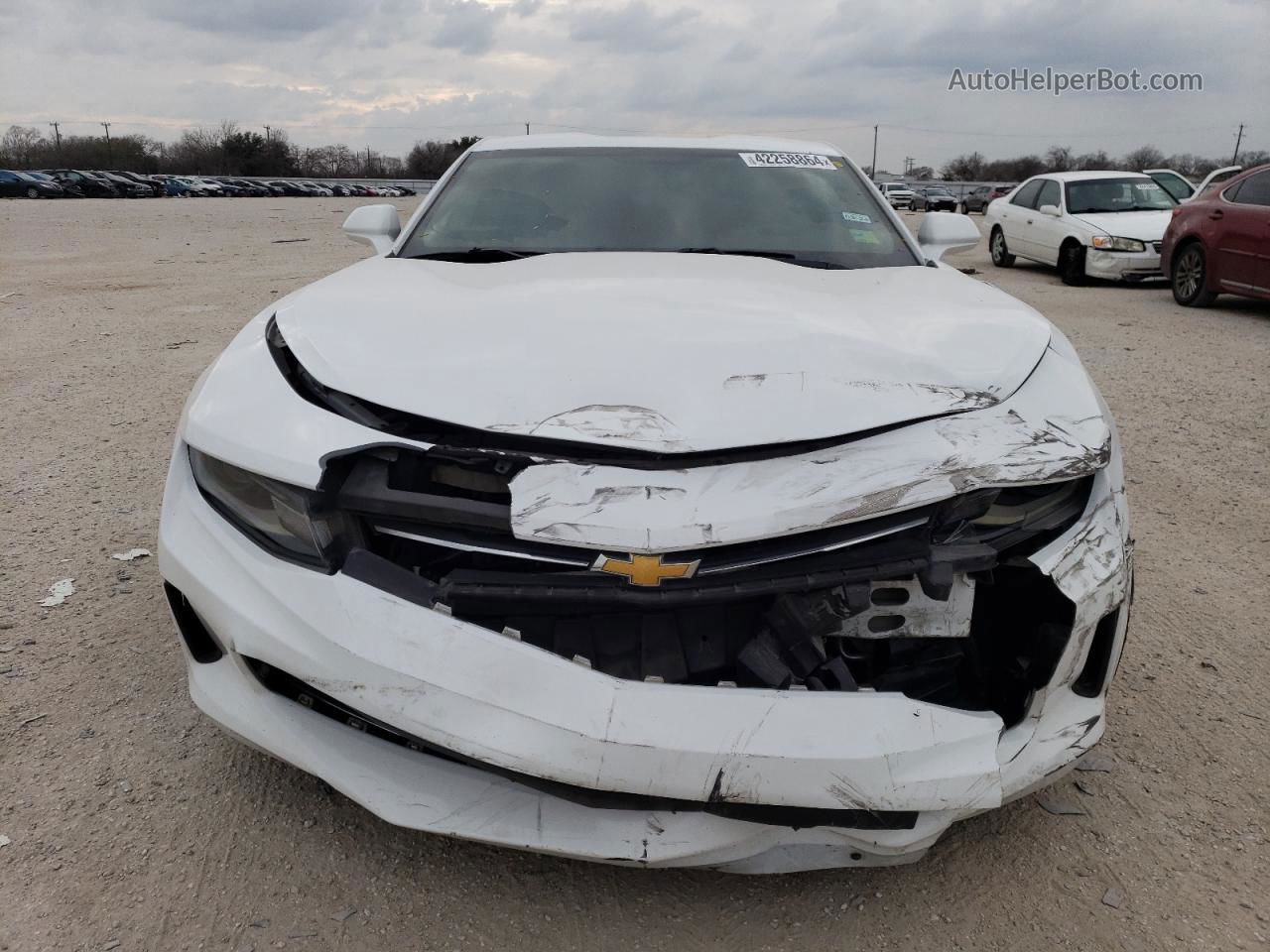 2018 Chevrolet Camaro Lt White vin: 1G1FB1RS1J0105316