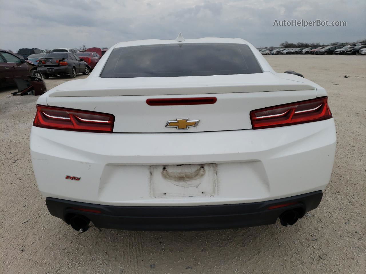 2018 Chevrolet Camaro Lt White vin: 1G1FB1RS1J0105316