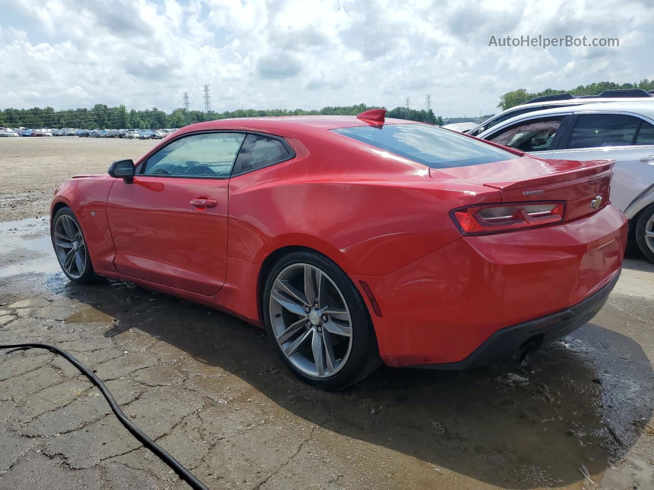 2018 Chevrolet Camaro Lt Red vin: 1G1FB1RS1J0129597